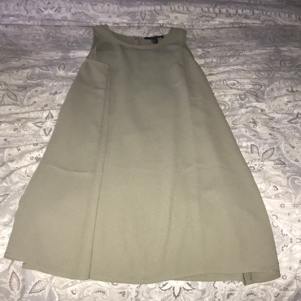Green tank dress